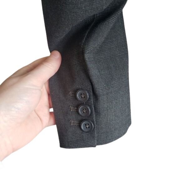 Banana Republic Petite Gray Blazer, Sz 4P - Picture 8 of 13